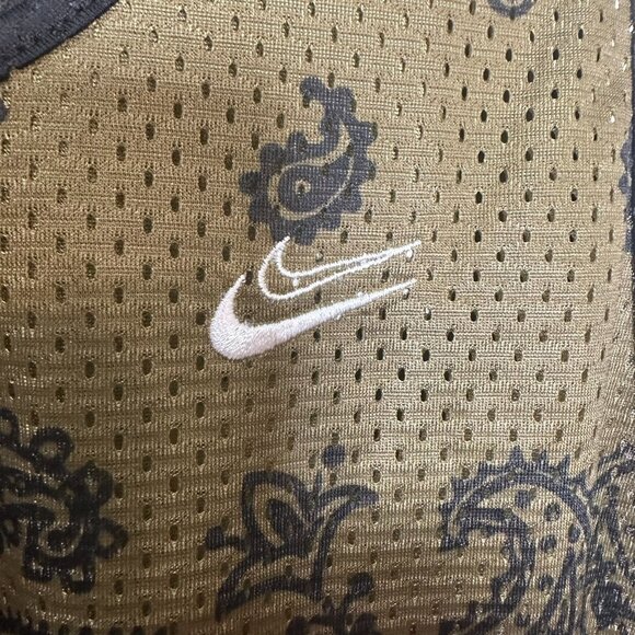 Nike Dri-Fit KD Mesh Tank Top Easy Green Black Jersey Men's Size Large Bandana - Picture 3 of 10